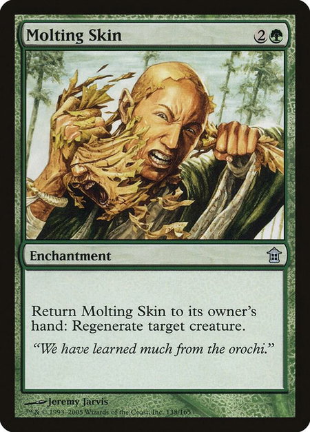 Molting Skin - Saviors of Kamigawa Magic: The Gathering trading card