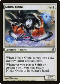 Nikko-Onna - Saviors of Kamigawa (SOK) #21 - Uncommon Magic: The Gathering Trading Card