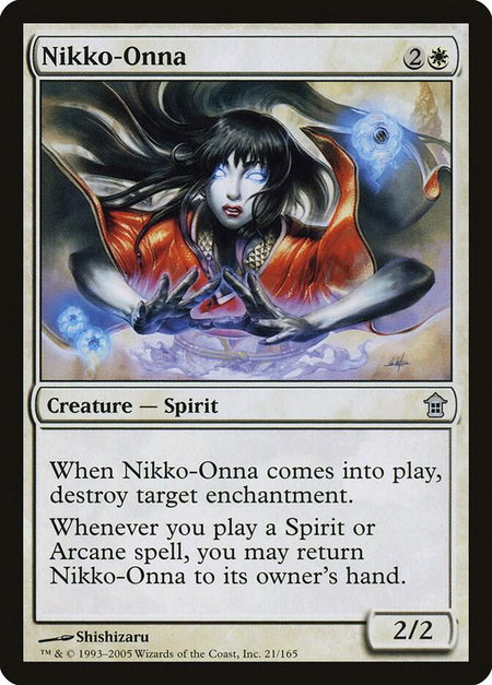 Nikko-Onna - Saviors of Kamigawa Magic: The Gathering trading card