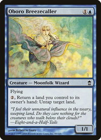 Oboro Breezecaller - Saviors of Kamigawa (SOK) #48 - Common Magic: The Gathering Trading Card