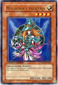 Magician's Valkyria - Structure Deck: Spellcaster's Command (SDSC) #SDSC-ENSE1 - Ultra Rare YuGiOh Trading Card