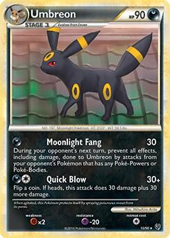 Umbreon - 10/90 trading card from Deck Exclusives Umbreon - 10/90 - Deck Exclusives Pokémon trading card