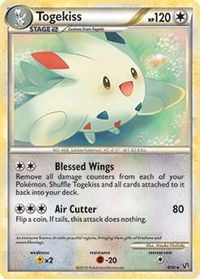 Togekiss - 9/90 (HGSS Undaunted) - Deck Exclusives (PR) #009/090 - Rare Pokémon Trading Card