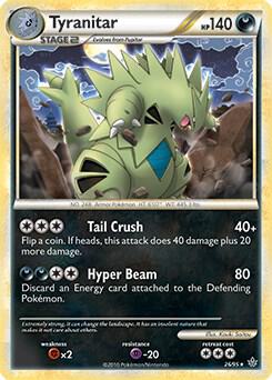 Tyranitar - 26/95 (HGSS Unleashed) - Deck Exclusives Pokémon trading card