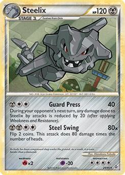Steelix - 24/95 (HGSS Unleashed) - Deck Exclusives Pokémon trading card