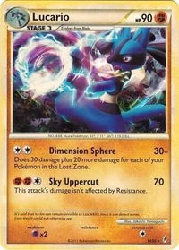 Lucario - 14/95 (Cracked Ice Holo) - Deck Exclusives (PR) #014/095 - Holo Rare Pokémon Trading Card