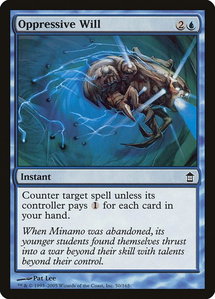 Oppressive Will - Saviors of Kamigawa (SOK) #50 - Common Magic: The Gathering Trading Card