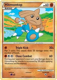 Hitmontop - 8/95 (Call of Legends) - Deck Exclusives (PR) #008/095 - Rare Pokémon Trading Card