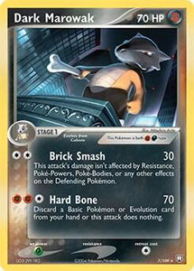 Dark Marowak - 7/109 (EX Team Rocket Returns) - Deck Exclusives (PR) #007/109 - Rare Pokémon Trading Card