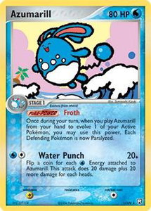 Azumarill - 1/109 (EX Team Rocket Returns) - Deck Exclusives (PR) #001/109 - Rare Pokémon Trading Card