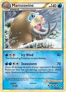 Mamoswine - 5/102 (Cracked Ice Holo) - Deck Exclusives (PR) #005/102 - Holo Rare Pokémon Trading Card