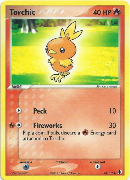 Torchic - EX Battle Stadium Pokémon trading card