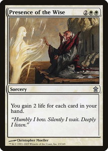Presence of the Wise - Saviors of Kamigawa (SOK) #23 - Uncommon Magic: The Gathering Trading Card