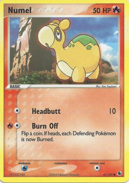 Numel (61) - EX Battle Stadium Pokémon trading card