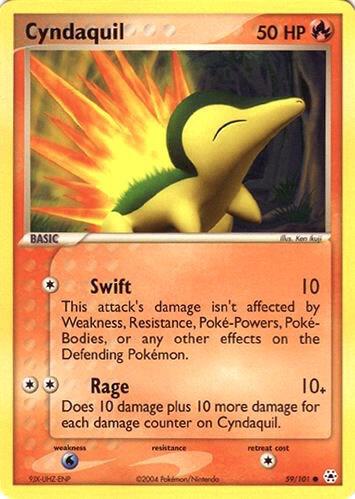 Cyndaquil - EX Battle Stadium Pokémon trading card