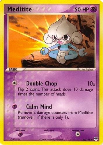 Meditite - EX Battle Stadium Pokémon trading card