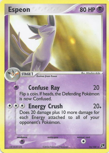 Espeon - EX Battle Stadium Pokémon trading card