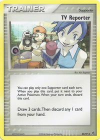 TV Reporter - EX Battle Stadium (BST) #88 - Uncommon Pokémon Trading Card