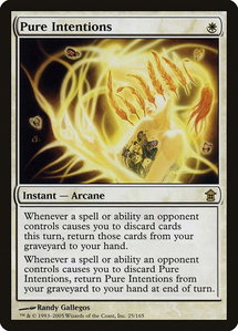 Pure Intentions - Saviors of Kamigawa (SOK) #25 - Rare Magic: The Gathering Trading Card
