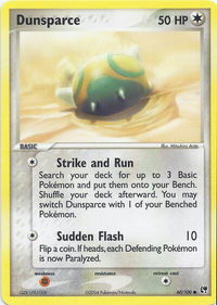 Dunsparce - EX Battle Stadium (BST) #60 - Common Pokémon Trading Card