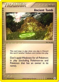 Ancient Tomb - EX Battle Stadium (BST) #87 - Uncommon Pokémon Trading Card
