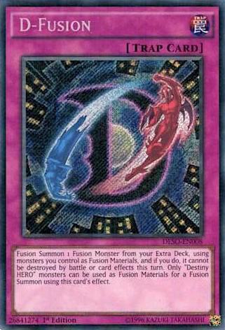 D-Fusion trading card from Destiny Soldiers D-Fusion - Destiny Soldiers YuGiOh trading card