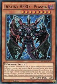 Destiny HERO - Plasma - Destiny Soldiers (DESO) #DESO-EN012 - Super Rare YuGiOh Trading Card