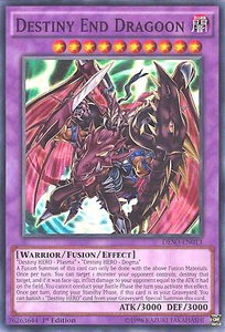 Destiny End Dragoon - Destiny Soldiers (DESO) #DESO-EN013 - Super Rare YuGiOh Trading Card