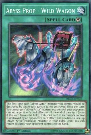 Abyss Prop - Wild Wagon - Destiny Soldiers YuGiOh trading card