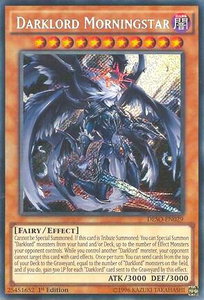 Darklord Morningstar - Destiny Soldiers (DESO) #DESO-EN029 - Secret Rare YuGiOh Trading Card