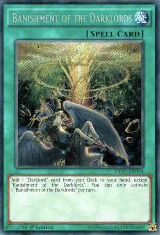 Banishment of the Darklords - Destiny Soldiers YuGiOh trading card