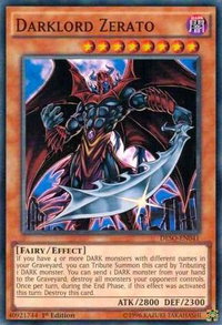 Darklord Zerato - Destiny Soldiers (DESO) #DESO-EN041 - Super Rare YuGiOh Trading Card