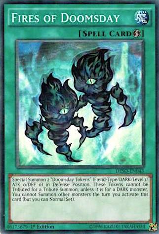 Fires of Doomsday - Destiny Soldiers YuGiOh trading card