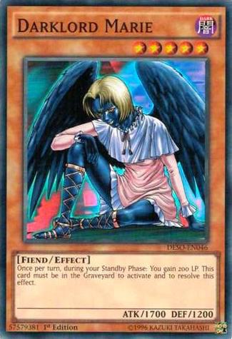 Darklord Marie - Destiny Soldiers YuGiOh trading card
