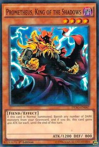Prometheus, King of the Shadows - Destiny Soldiers (DESO) #DESO-EN047 - Super Rare YuGiOh Trading Card