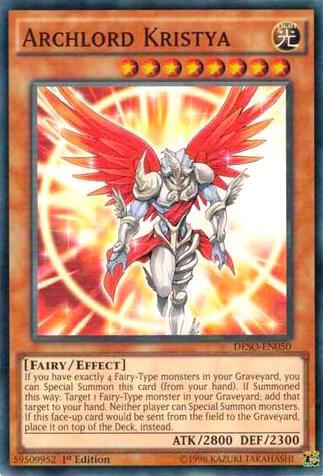 Archlord Kristya - Destiny Soldiers YuGiOh trading card