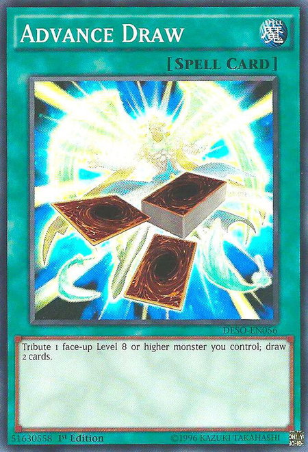 Advance Draw - Destiny Soldiers YuGiOh trading card