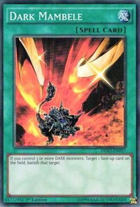 Dark Mambele - Destiny Soldiers (DESO) #DESO-EN057 - Super Rare YuGiOh Trading Card