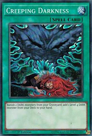 Creeping Darkness - Destiny Soldiers YuGiOh trading card