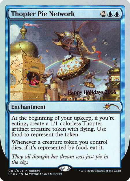Thopter Pie Network - Special Occasion Magic: The Gathering trading card