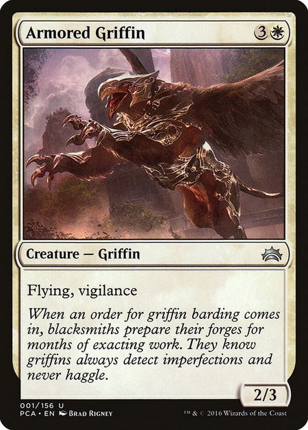 Armored Griffin - Planechase Anthology Magic: The Gathering trading card