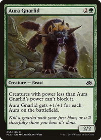 Aura Gnarlid - Planechase Anthology (PCA) #55 - Common Magic: The Gathering Trading Card