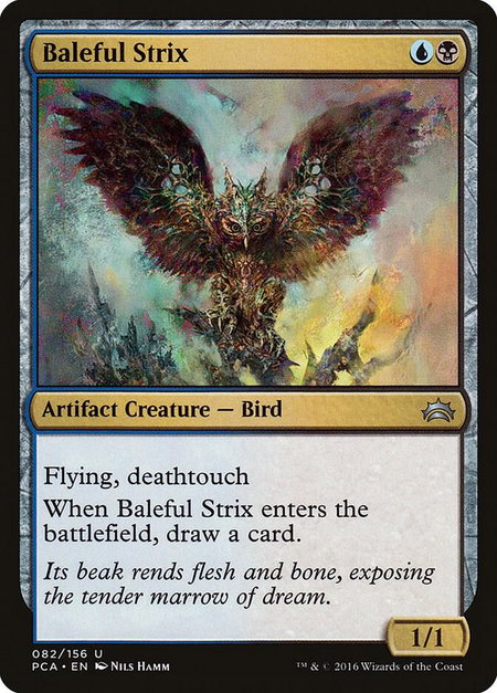 Baleful Strix - Planechase Anthology Magic: The Gathering trading card