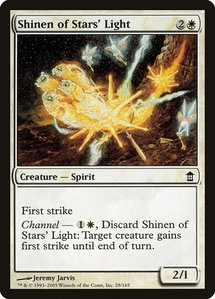 Shinen of Stars' Light - Saviors of Kamigawa (SOK) #28 - Common Magic: The Gathering Trading Card