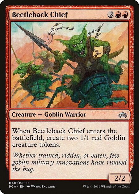 Beetleback Chief - Planechase Anthology Magic: The Gathering trading card