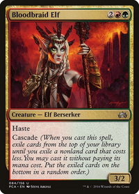 Bloodbraid Elf - Planechase Anthology (PCA) #84 - Uncommon Magic: The Gathering Trading Card