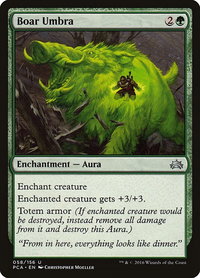 Boar Umbra - Planechase Anthology (PCA) #58 - Uncommon Magic: The Gathering Trading Card