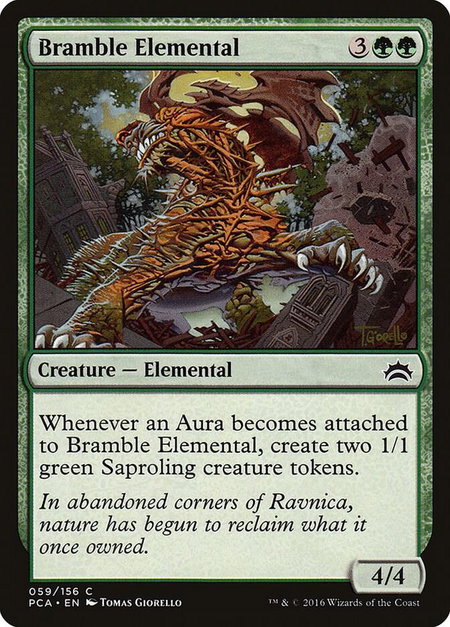 Bramble Elemental - Planechase Anthology Magic: The Gathering trading card