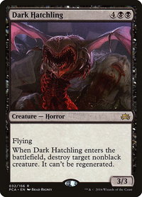 Dark Hatchling - Planechase Anthology (PCA) #32 - Rare Magic: The Gathering Trading Card