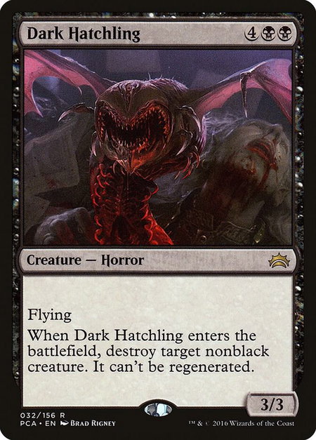 Dark Hatchling - Planechase Anthology Magic: The Gathering trading card